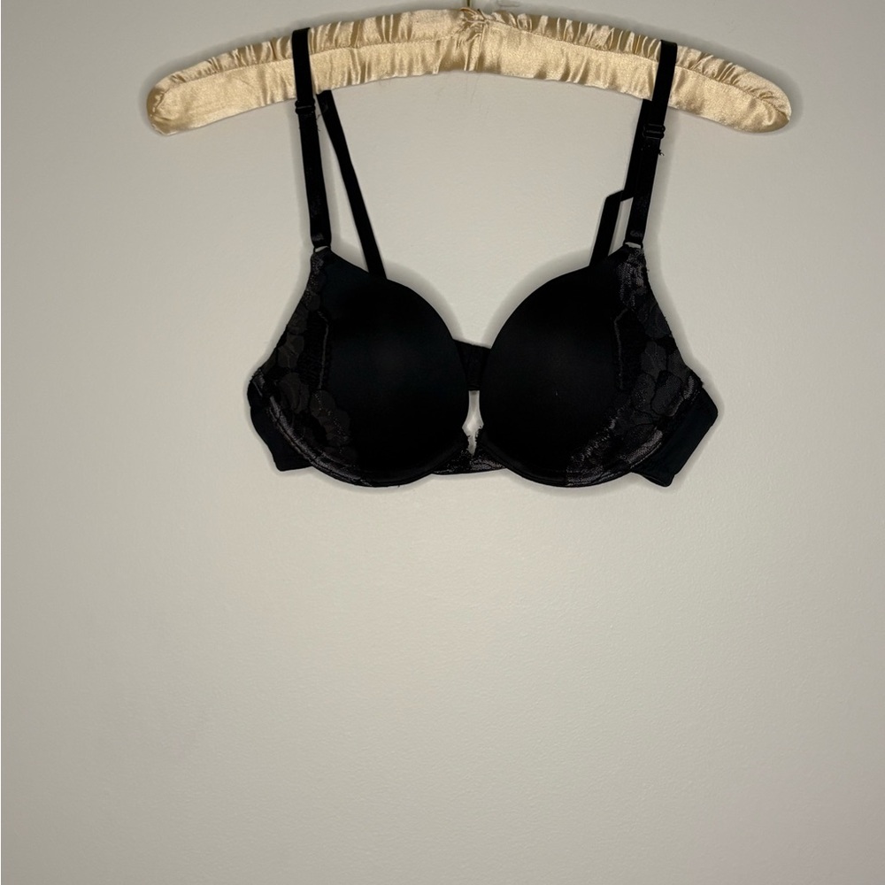 Maidenform Black Lace Bra Womens 34A